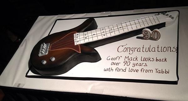 Geoff Mack's Birthday Cake