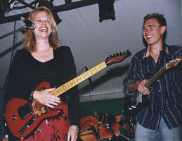 Beccy Cole and Jedd Hughes