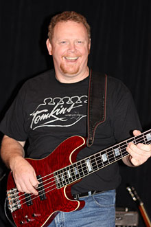 Rusty Cochrane on 5-string Bass guitar